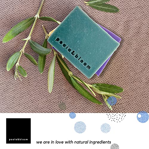 Poola & Bloom Set Jabones Naturales Jabones Artesanales Naturales con Aceites Esenciales de Lavanda Limón y Eucalipto para Cuidado Personal y Bienestar Diario - imagen 6