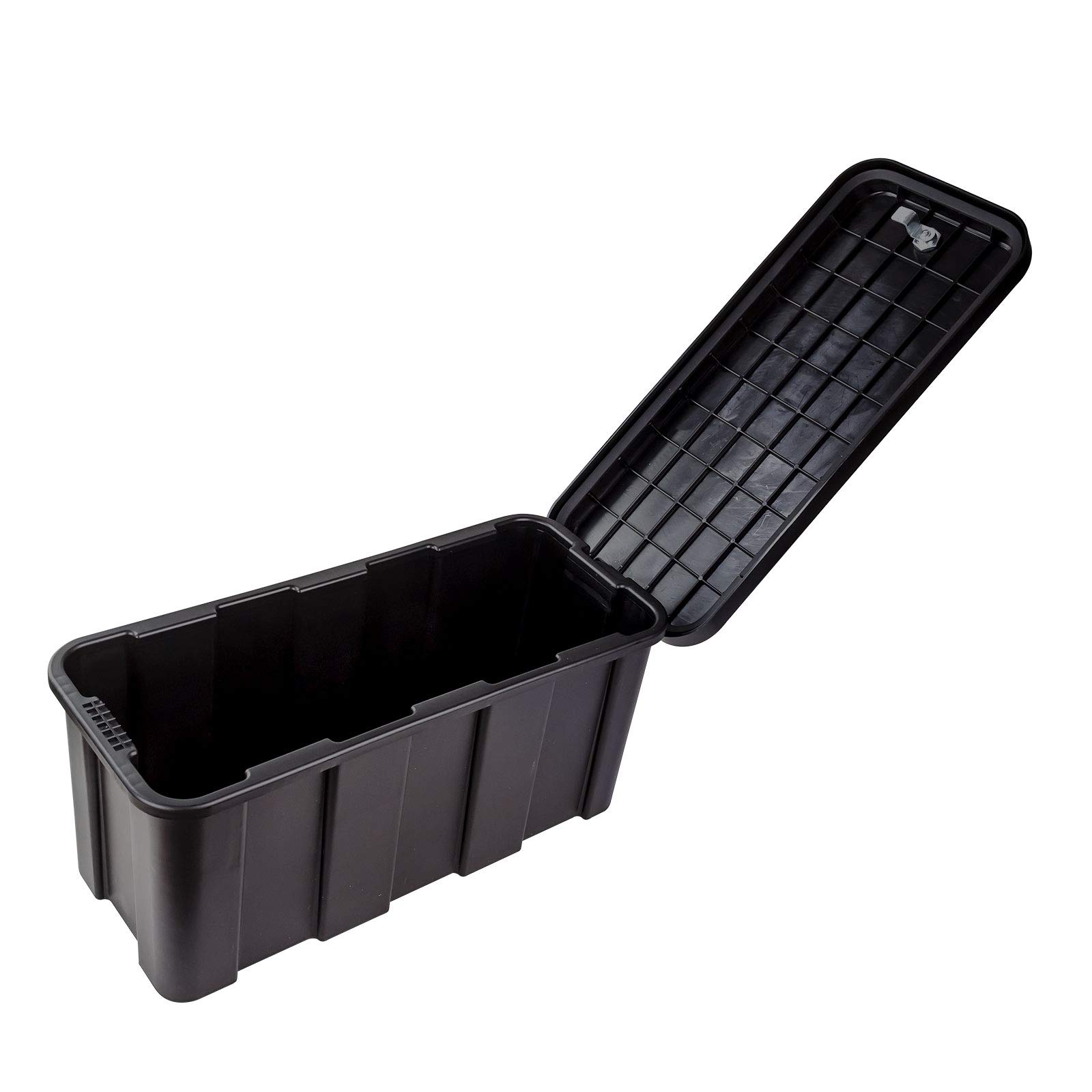 DEMA Anhänger Staubox Deichselbox Staukasten DDB25, abschließbar, robust | Trailerbox, Zugdeichselbox, Aufbewahrungsbox, 22L Werkzeugkiste, Diebstahlschutz, wetterfest, 100kg, PP Kunststoff