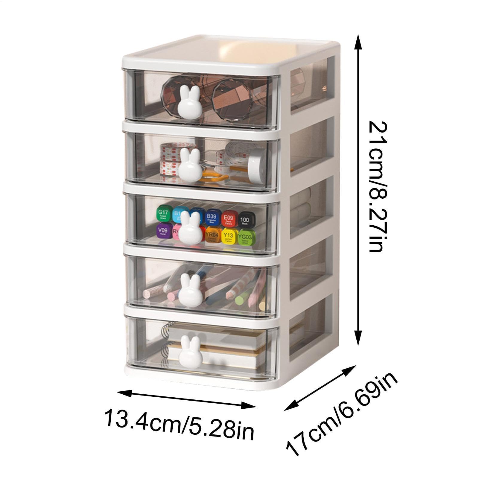 Organizer da scrivania con cassetti, organizer da scrivania salvaspazio | Scatola portaoggetti Carino Accessori da scrivania Organizer Scatola multifunzione per cosmetici Prodotti per la cura della