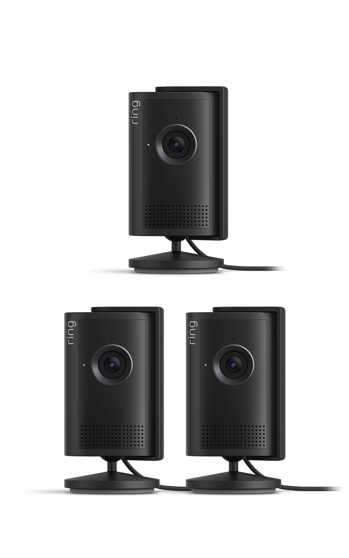 Ring videocamera interna Plus (Indoor Camera Plus, ultimo modello) | Videocamera plug-in | Retinal 2K, zoom 4x, copriobiettivo manuale | Prova gratuita di 30 giorni del piano d'abbonamento Ring