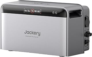 Jackery SolarVault 3 Pro Max AC Batterie Solaire, pour Panneaux solaires et systèmes PV existants, Compatible Micro-onduleurs, couplage AC 2500 W, ajout de Batterie sans recâblage