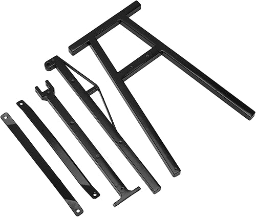 Miniatura 7 de Grúa de motor RC, colgador eléctrico modelo de coche grúa Jack universal para vehículos de control remoto a escala 18 110 (negro)