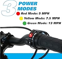 Vista 4 de STACYC Bicicleta de equilibrio eléctrica sin escobillas 16eDRIVE para niños de 5 a 7 años de edad