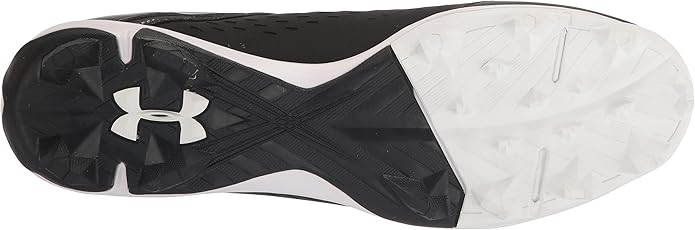 Amazon | UA Leadoff Low RM Black/Black/White 25.0 | 野球