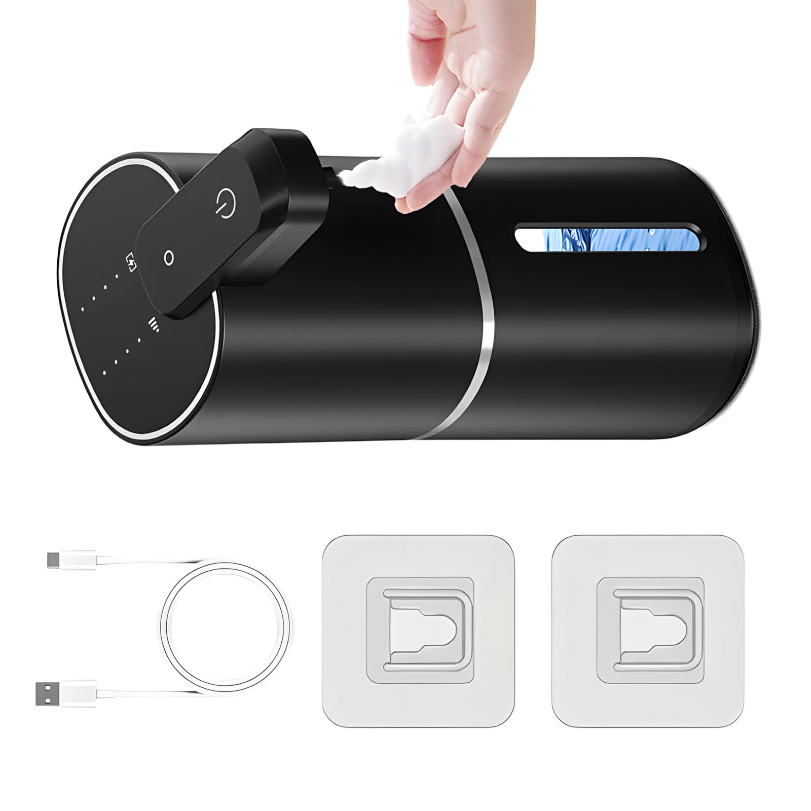 Distributeur de savon moussant automatique Ungreed alimenté par piles pour la maison