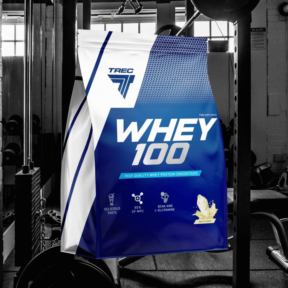 Trec Nutrition Whey 100 (2275g) Vanilla - Białka - Koncentrat białka serwatkowego