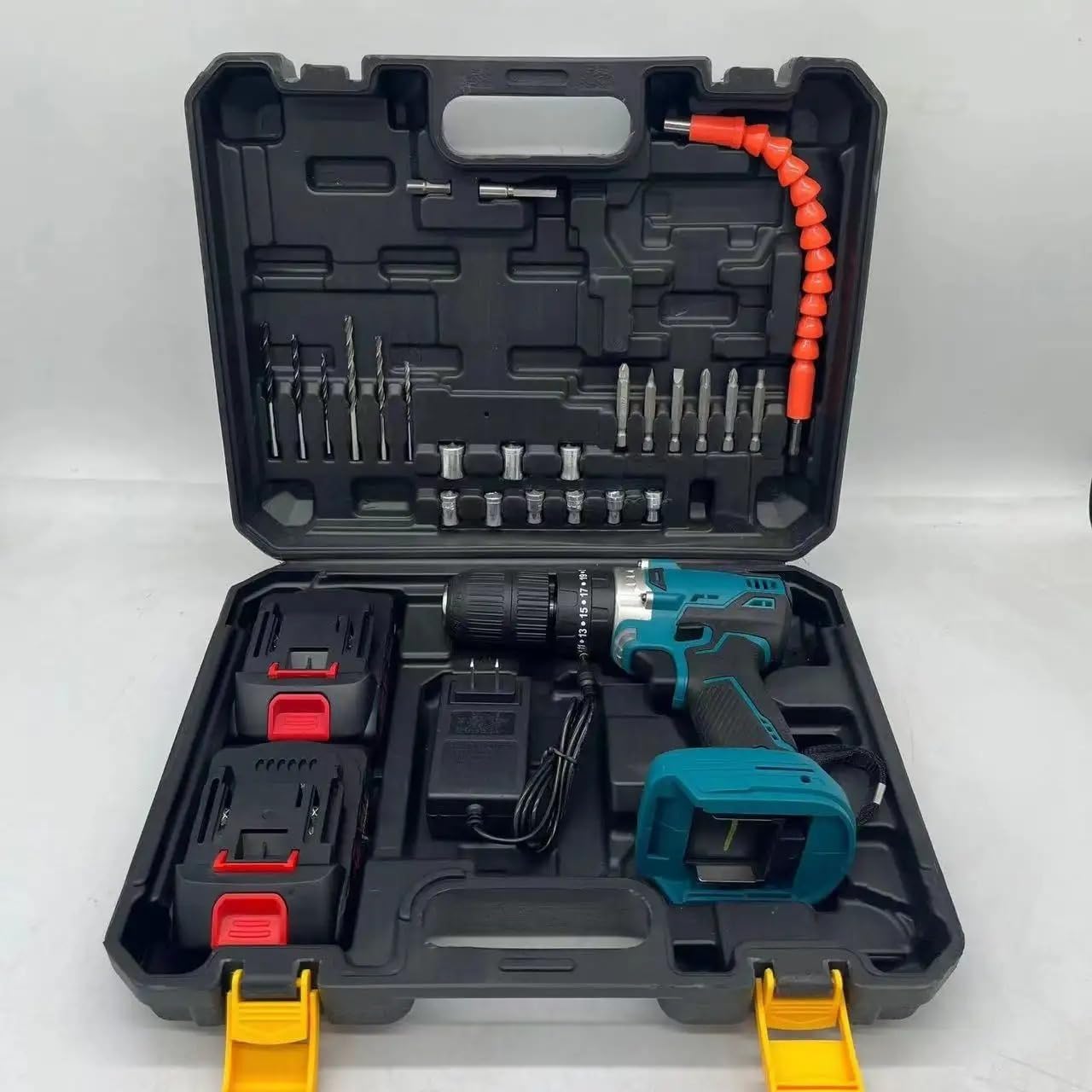 calldrishe 36V Electric Screwdriver Cordless Impact Drill Kit with Dual Batteries All-in-One Solution for Precision Metal Wood and Wall Drilling and Effortless Screwdriving Perfect for Home and Office-image-49