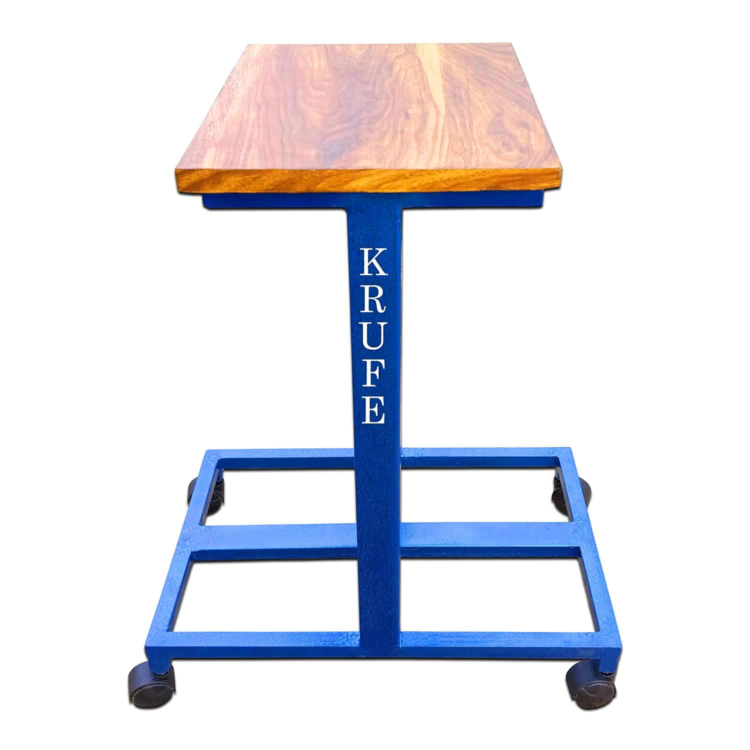 KRUFE® Heavy Duty Dual Battery Inverter Trolley/Inverter Stand (Double Battery, Blue) – Durable, Portable Inverter Stand with Wheels | Compact, Sturdy, and Ideal for Home & Office Use-image-14