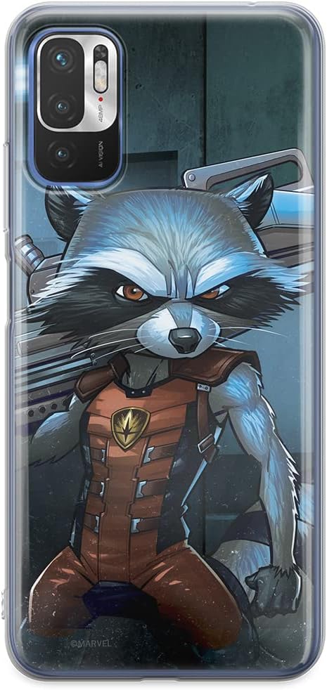 ERT GROUP Mobile Phone case for Xiaomi REDMI Note 10 5G / Poco M3 PRO Original and Officially Licensed Marvel Pattern Guardians of The Galaxy 001, Partially Transparent