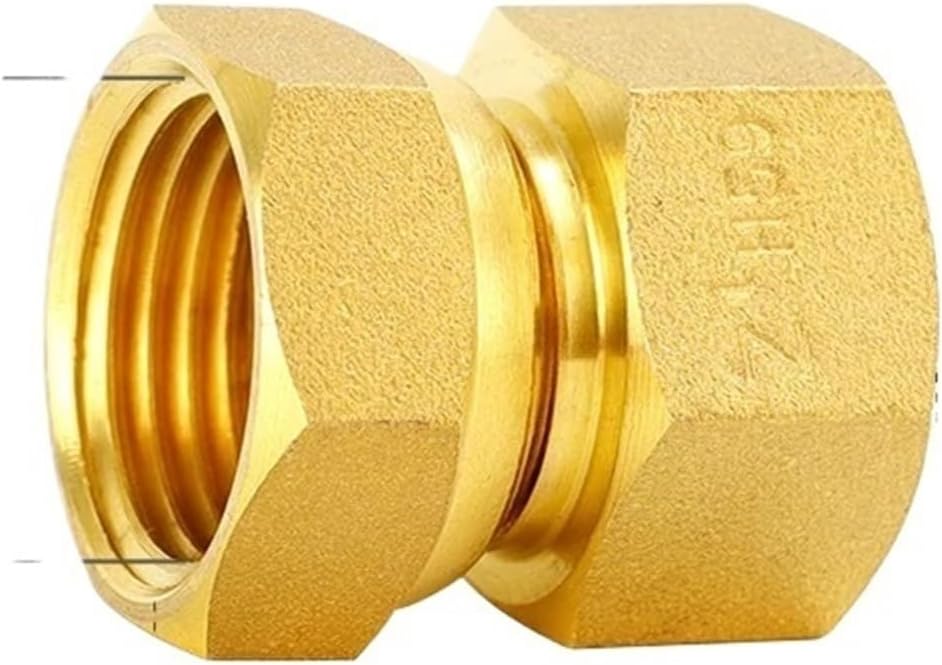 Brass 1/2 3/4 1" 2" Female-Female BSPP Thread Hex Bushing Reducer Pipe Fitting Thickening Water Gas Adapter Coupler Connector