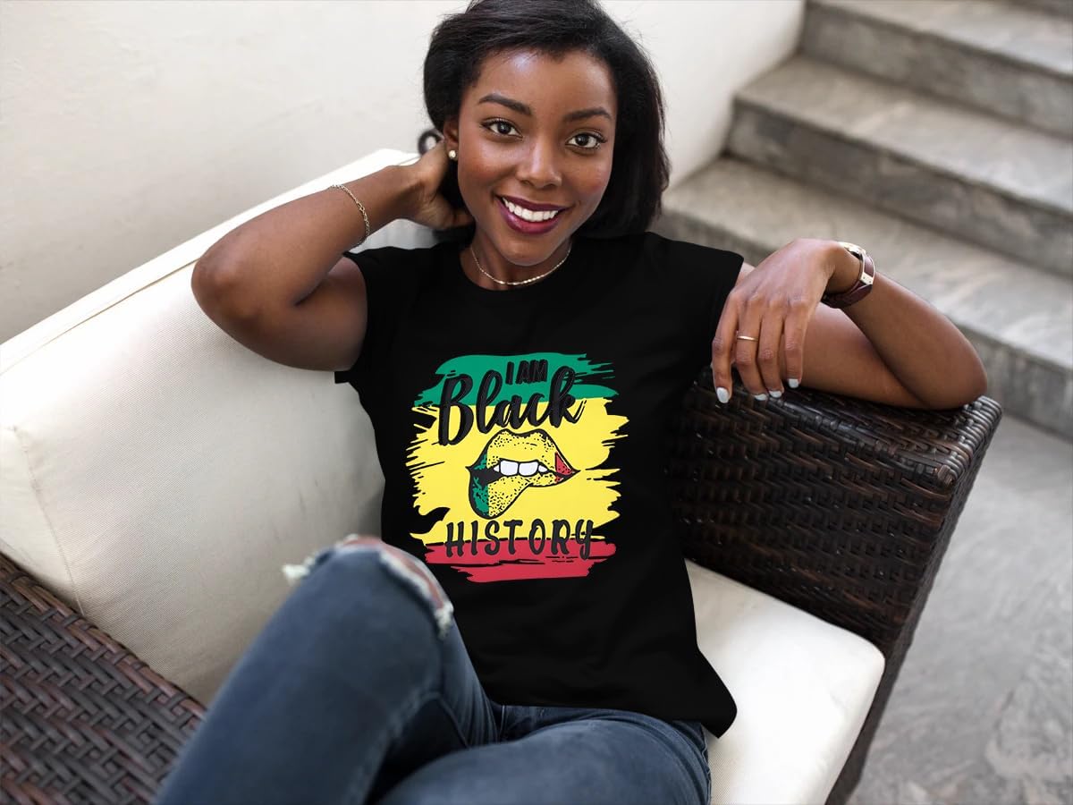 KIDDAD Black History Shirts for Women: Black History Month Shirt African American T Shirt MLK Shirt Black Graphic Tee - Image 5