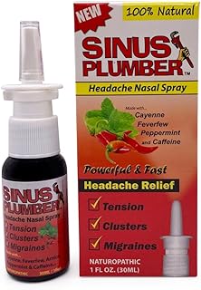 Sinus Plumber Headache Nasal Spray – Headache Formula