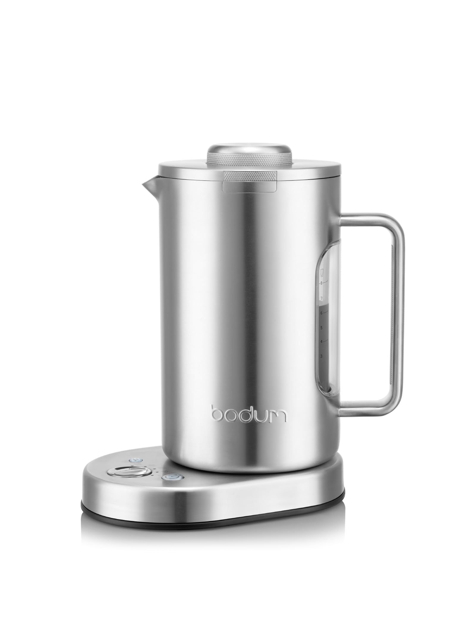 BISTRO - Hervidor de agua eléctrico de doble pared con control de temperatura 1,0 l, 2000 W