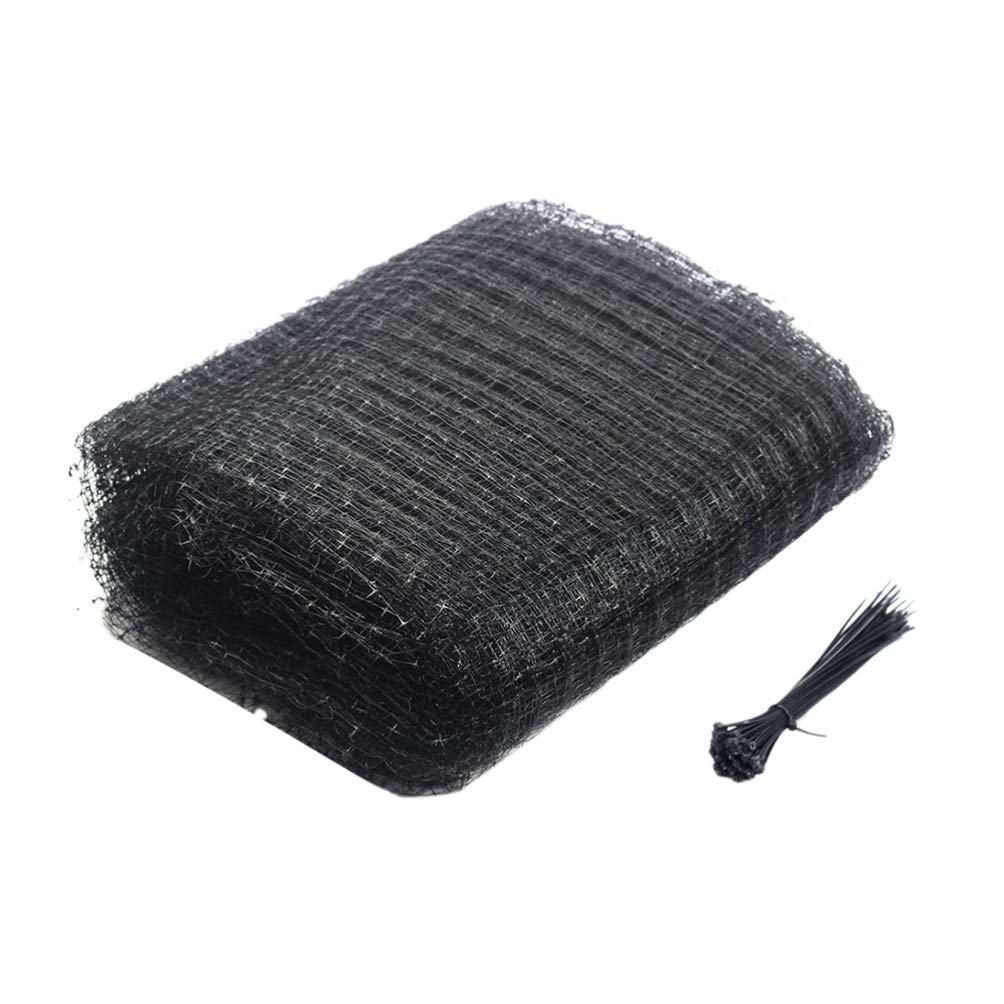 Anti-Bird Net Protection Net Mesh Garden Plant Netting Fruit Vegetables Protection Netting Plant Flower Mesh Netting with 20pcs Random Color Cable Ties
