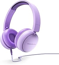 Energy Sistem UrbanTune - Wired Headphones (100% Recycled Plastic, Removable Cable, Microphone, Voice Assistant) - Lilac