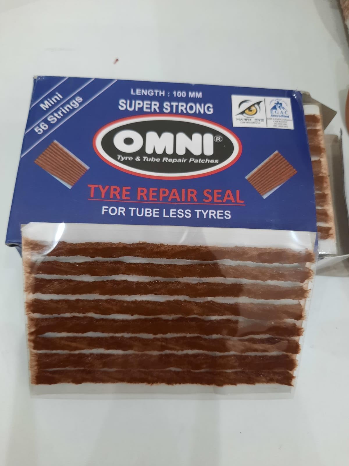 Omni Tubeless Tire Puncture Repair Seal Strip 56 Strips (Super Strong Strips)-image-10
