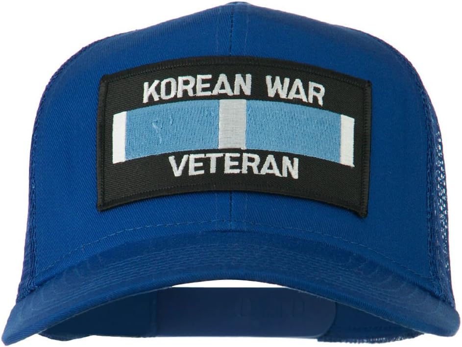 Amazon | 朝鮮戦争退役軍人Patchedメッシュキャップ – ロイヤル