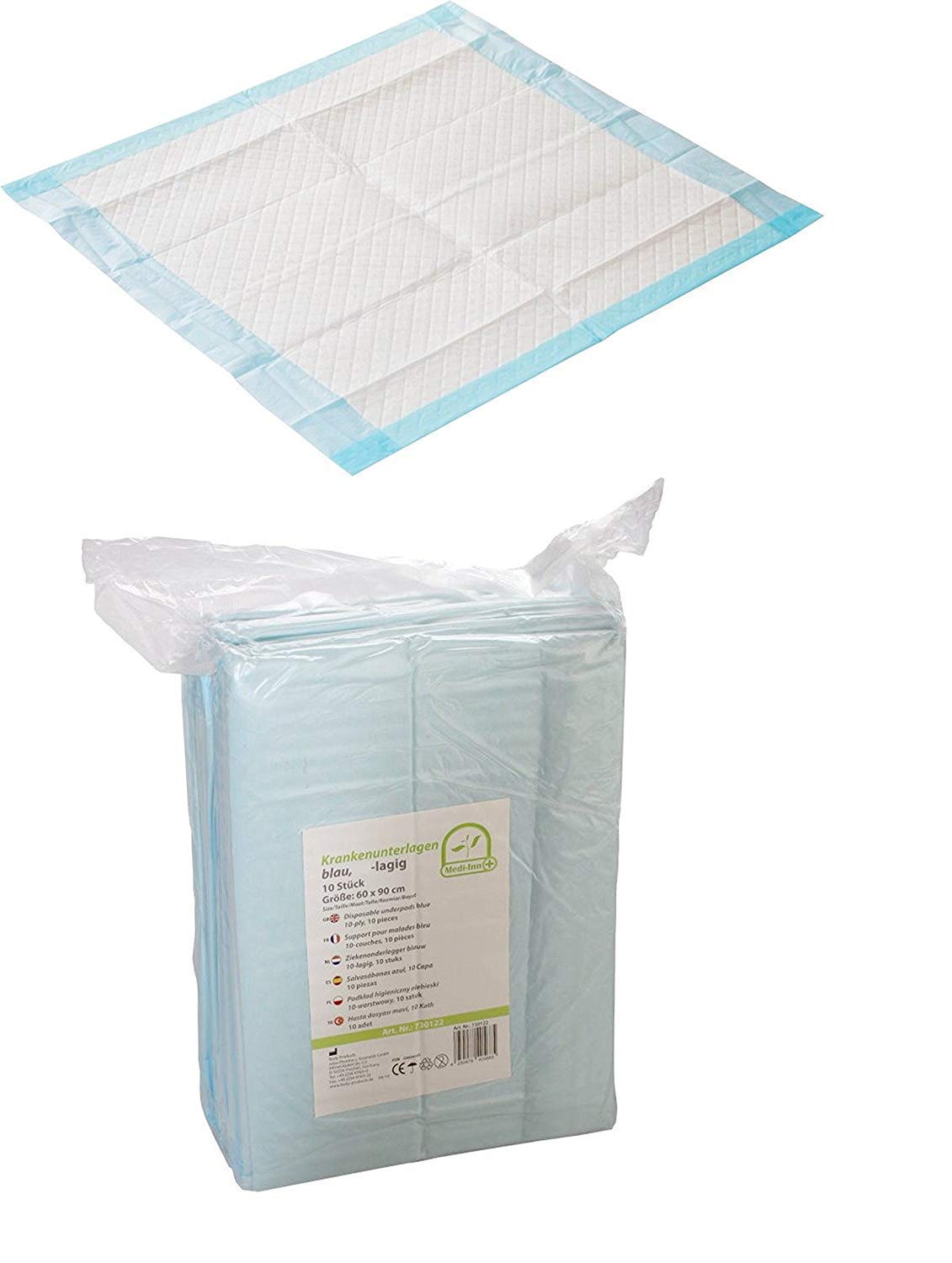Cambiador 100 Piezas Bases Desechables Sap Premium Medi-Inn 60 X 60CM