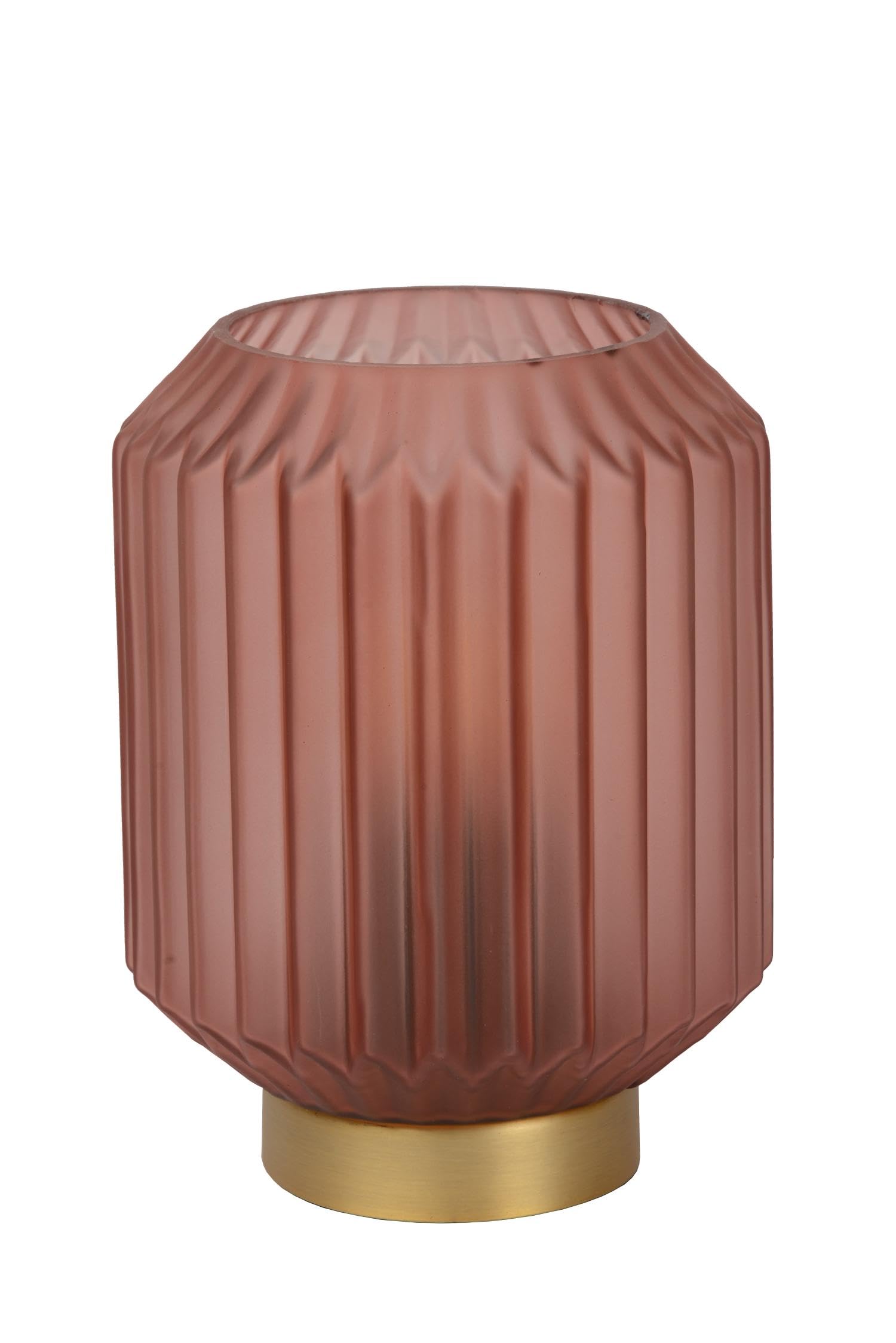LUCIDE SUENO - Lampe de table - Ø 13 cm - 1xE14 - Rose