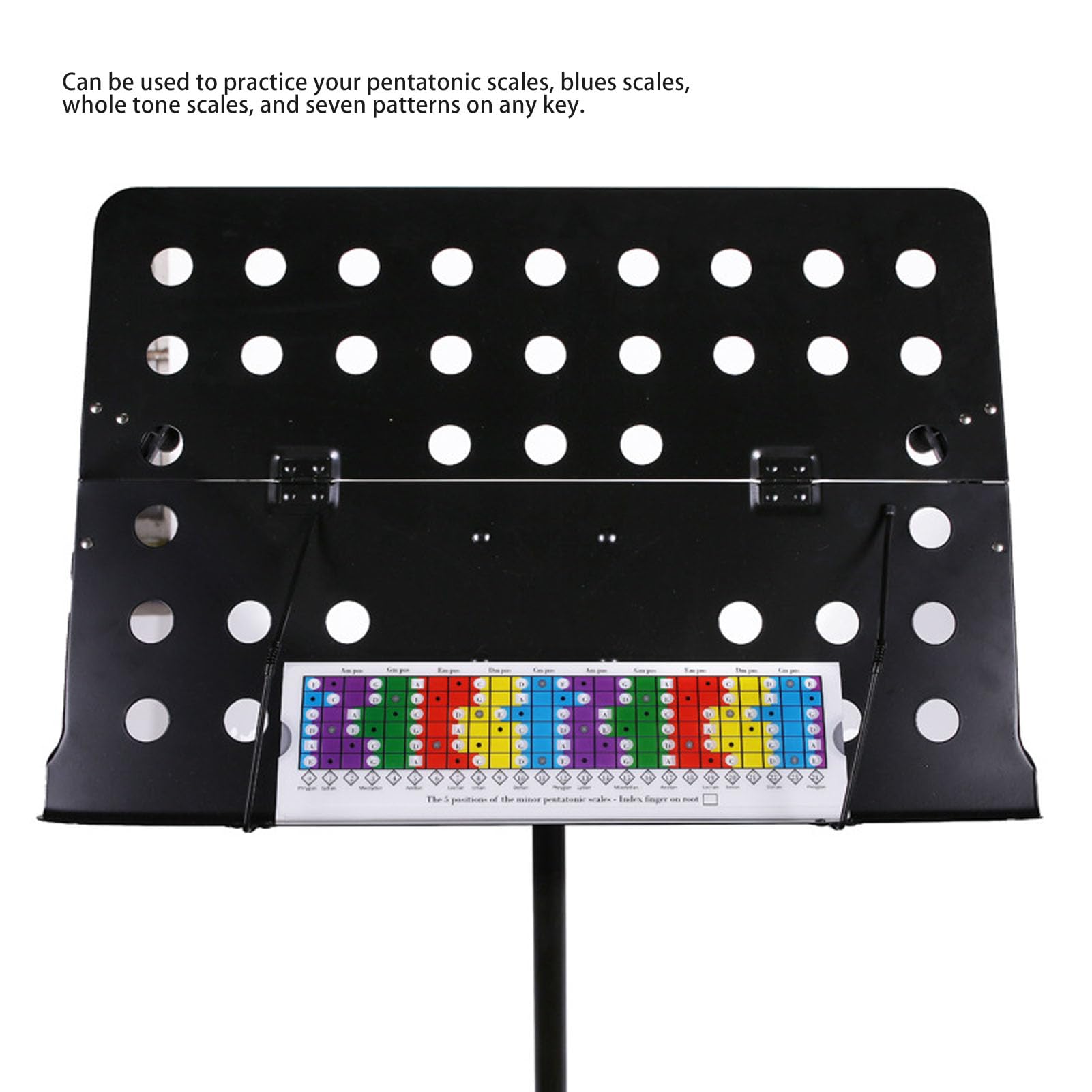 Plastic Guitar Scale Slide Ruler Pentatonic Sliding Ruler Guitar Fingerboard Scale Chart Practice Learning Chord Scales Chart - Image 3