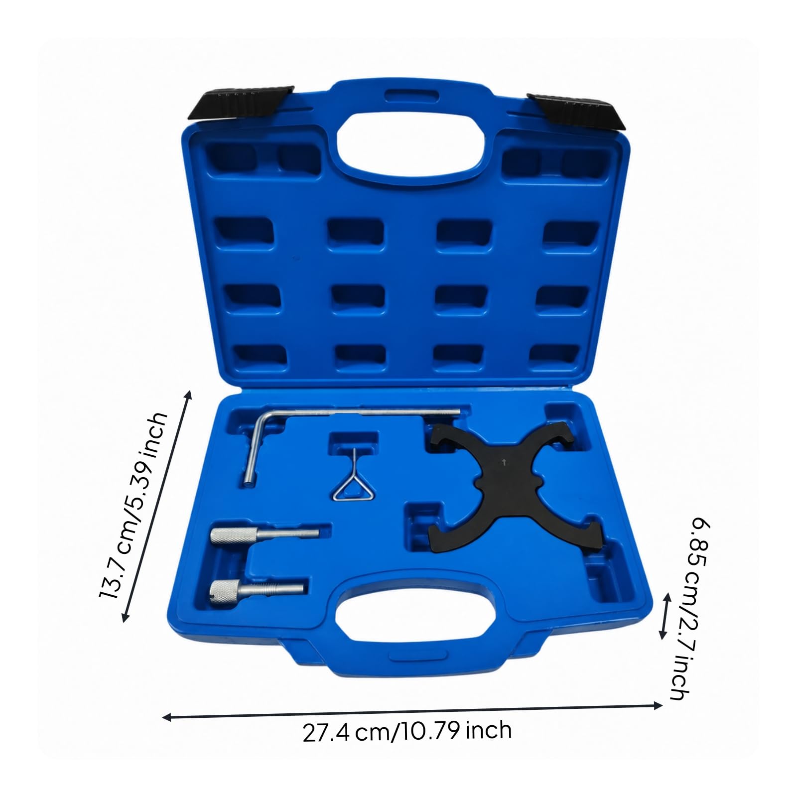 Kit Calage Moteur en Acier au Carbone pour Distribution Automobile Accessoires Verrouillage pour Mécaniciens Professionnels Atelier Entrien Réparation Voiture