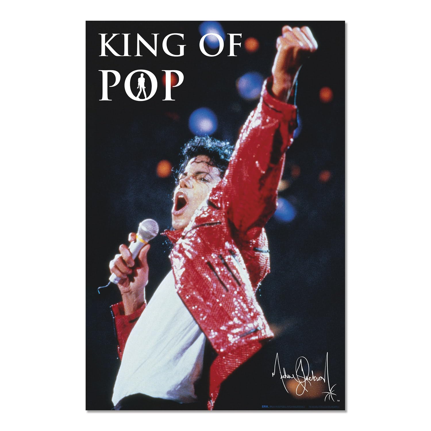 Grupo Erik Poster Michael Jackson King Of Pop - 36 x 24 inches / 91.5 x 61 cm - Shipped Rolled Up - Cool Posters, Art Poster, Wall Posters & Prints