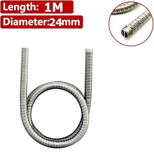 Vista 23 de 1 paquete de diámetro interior 0.866 in/0.945 in calentador de coche de doble capa tubo de escape aire diésel calentador de estacionamiento línea