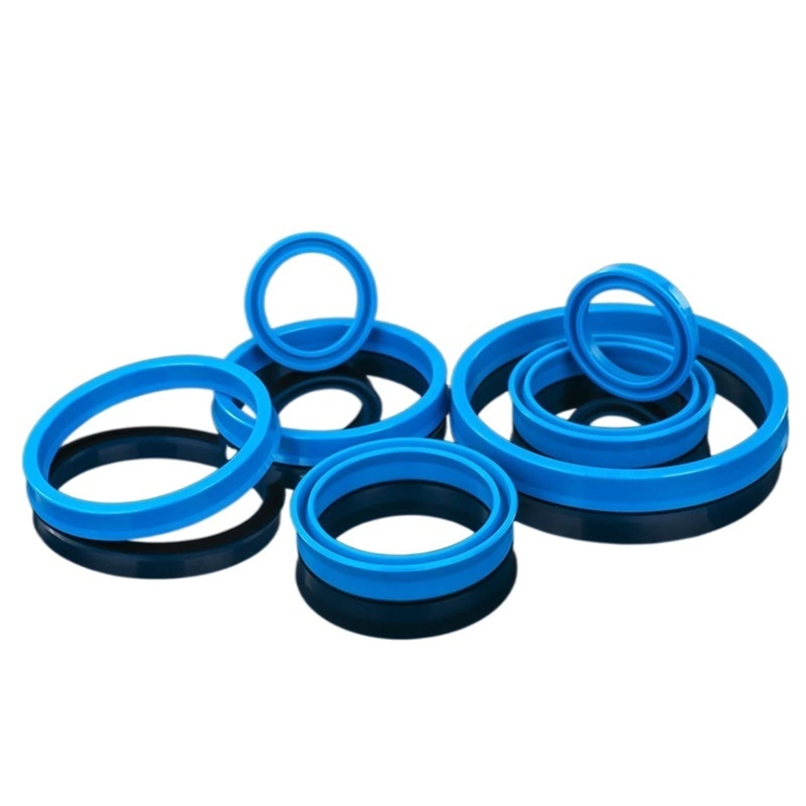 Sourcingmap O-Ringe aus Nitrilkautschuk Dichtscheibe 2 Stück UN-Öldichtungsring, 6–34 mm Innendurchmesser, Öldichtungsring for Hydraulikzylinder, Dichtungslippe