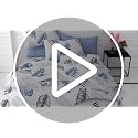 Image of Bedding Set Combo of Double Bed Duvet Cover Set with Fitted Bedsheet & 2 Pillow Covers | 300 TC Cotton Fabric | Zipper Closure |All Round Elastic|Warm Stuff|SED 015|Beige Jaipuri | Breathable material, Soft Feel, Aesthetic Designs, Economic combo, Zipper Closure