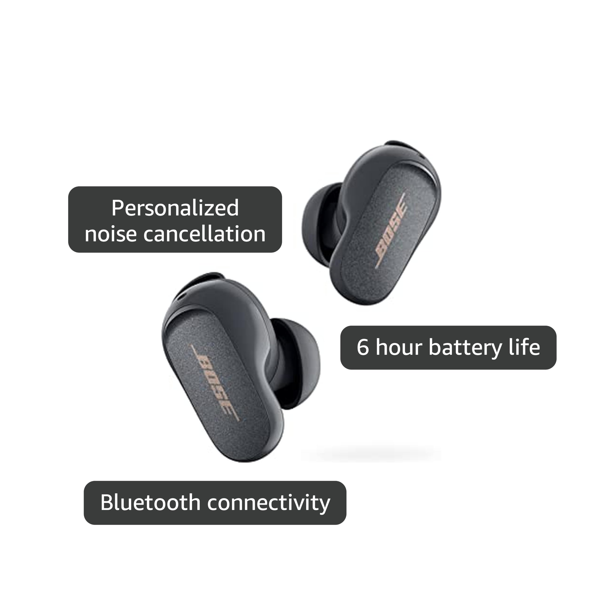 Amazon.com: Bose QuietComfort Earbuds II, Wireless, Bluetooth