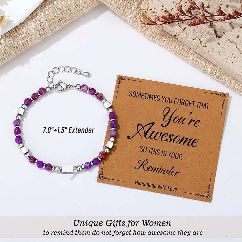 Image of Bracelets for Teen Girls Gifts Trendy Stuff Kids Back to School Students Boho Bracelet Graduation Teenage Girl Ideas 7 8 10 12 13 14 16 18 Birthday Easter Stocking Stuffers