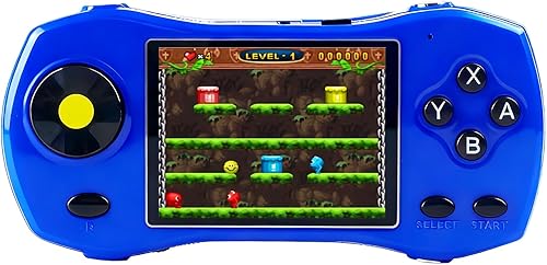 Consola de juegos para niños, pantalla de 3 pulgadas, diseño de automóvil deportivo, 250 juegos de 64 bits, TV conectable, videojuegos portátiles