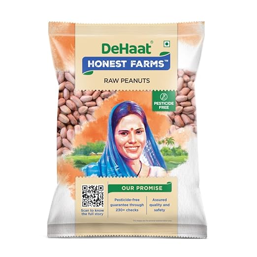 DeHaat Honest Farms Pesticide Free Raw Peanuts 500 GM Amazon.in