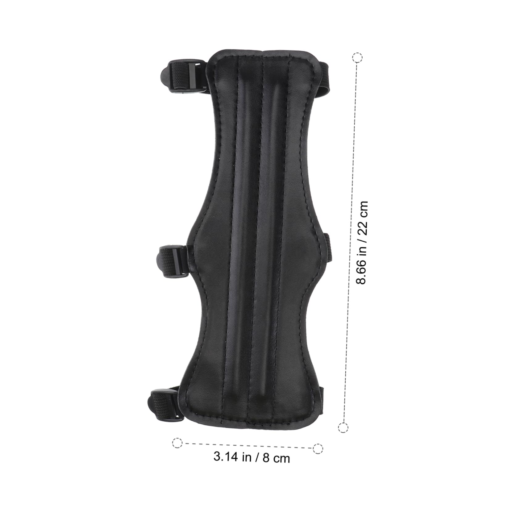 Anneome Archery Glove Men Adjustable Archery Arm Guard Protective Wristband Tab Arrow Holder
