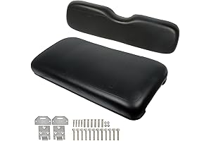 EZGO Electric Golf Cart Black Front Seat Cushion Replacement