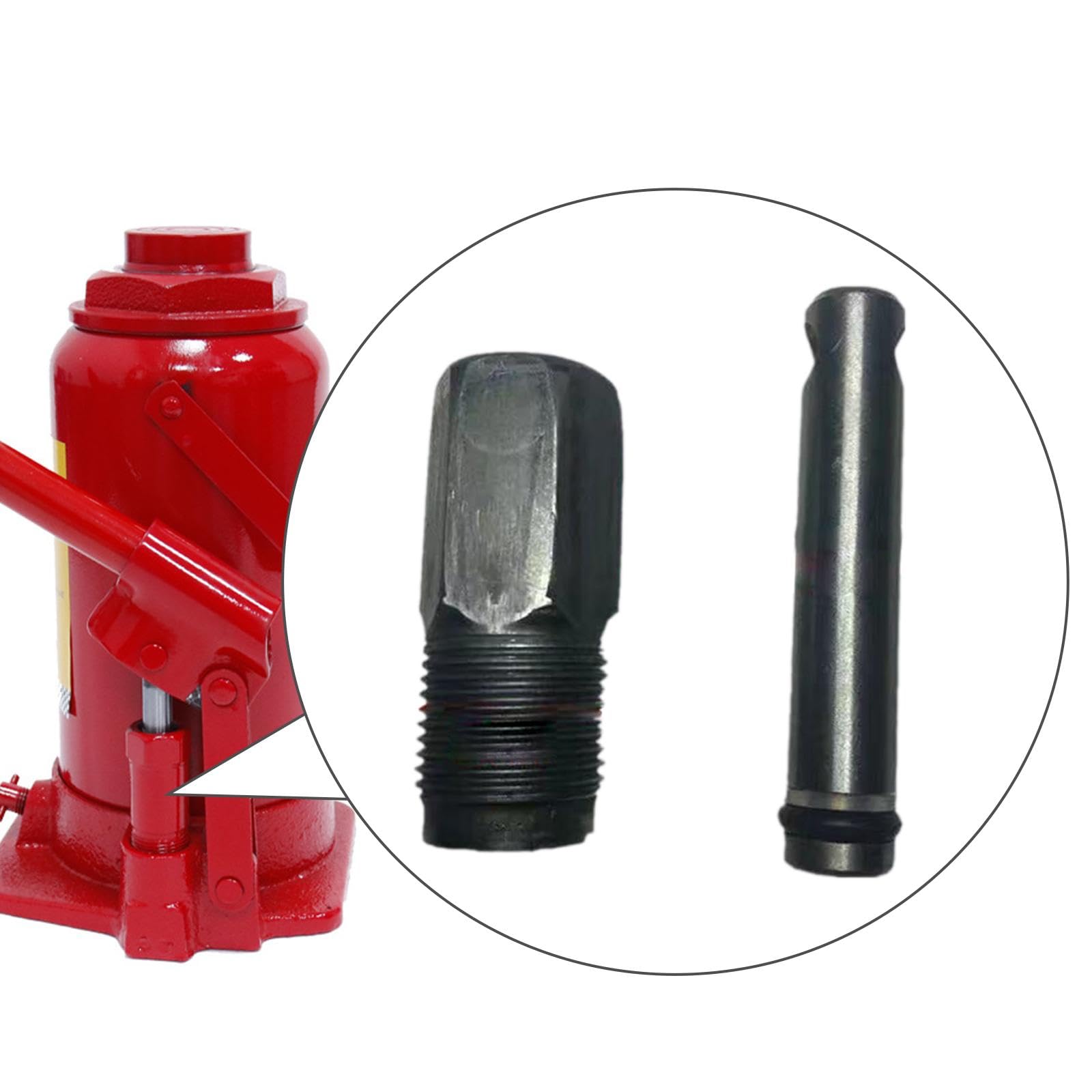 Pompe à à cric hydraulique Vertical générique, Facile à Installer, Joint d', Cylindre métallique, Piston, pièces de Piston, Joints, Outils, Longueur 55mm