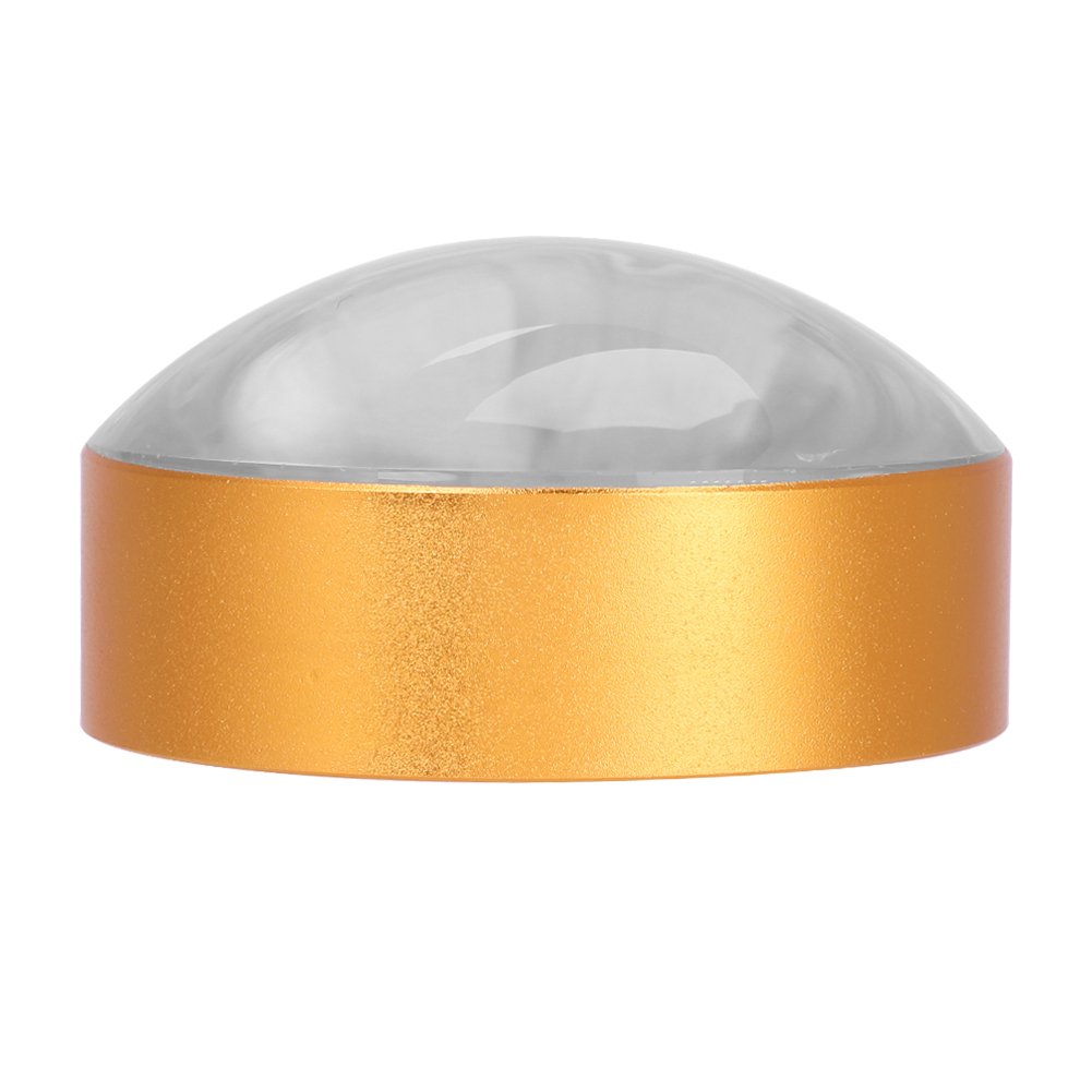 Kuppellupe 4-Fach tragbare Mini-Desktop-Lupe 72 mm Leselupe Juwelierlupe Briefbeschwerer Optische Halbkugellinse für Vergrößerung zu Hause und im Büro