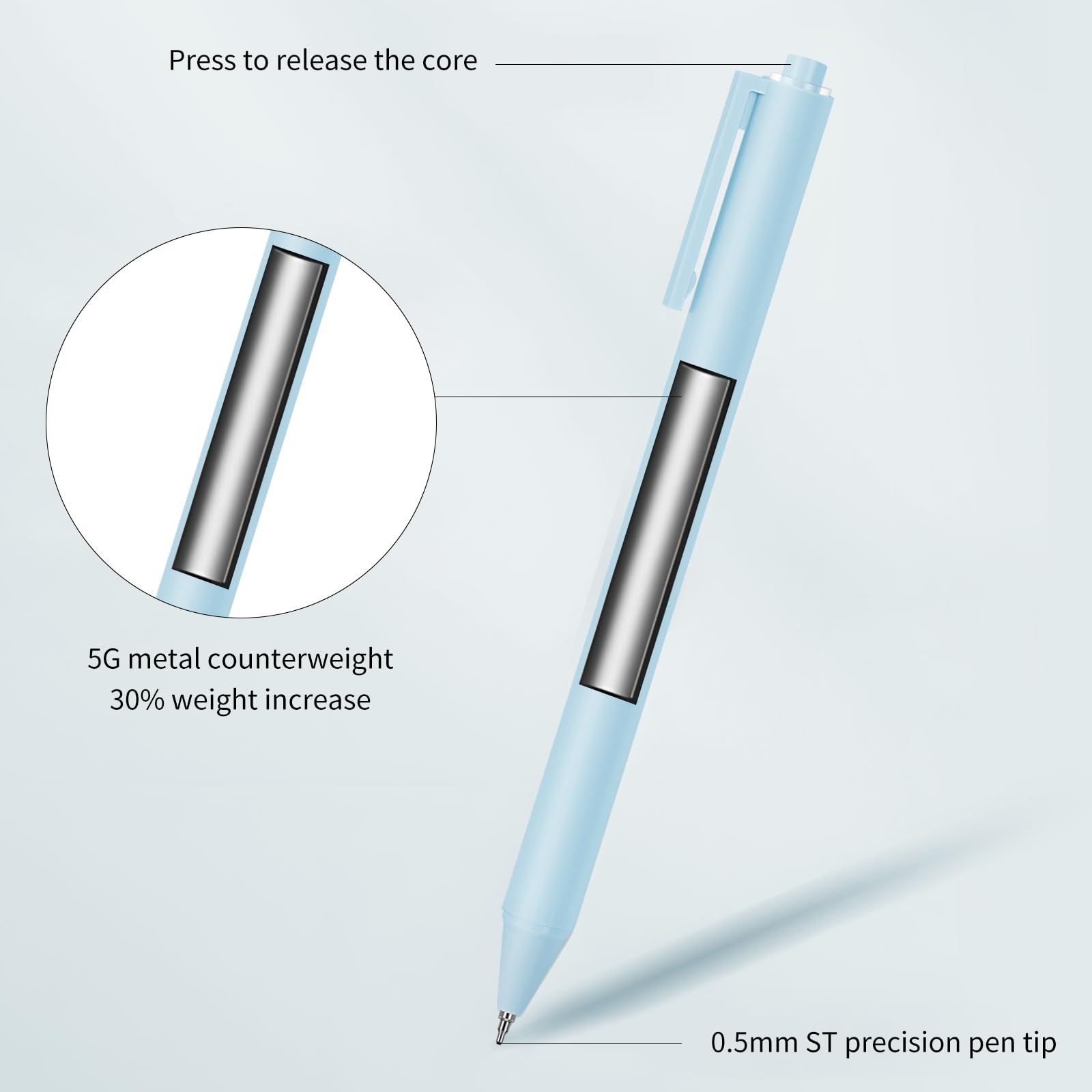 Lot De 4 Stylos à Encre Gel En Forme D'Arme - 0,5 Mm - Design Fantaisie Pour Étudiants & Adultes
