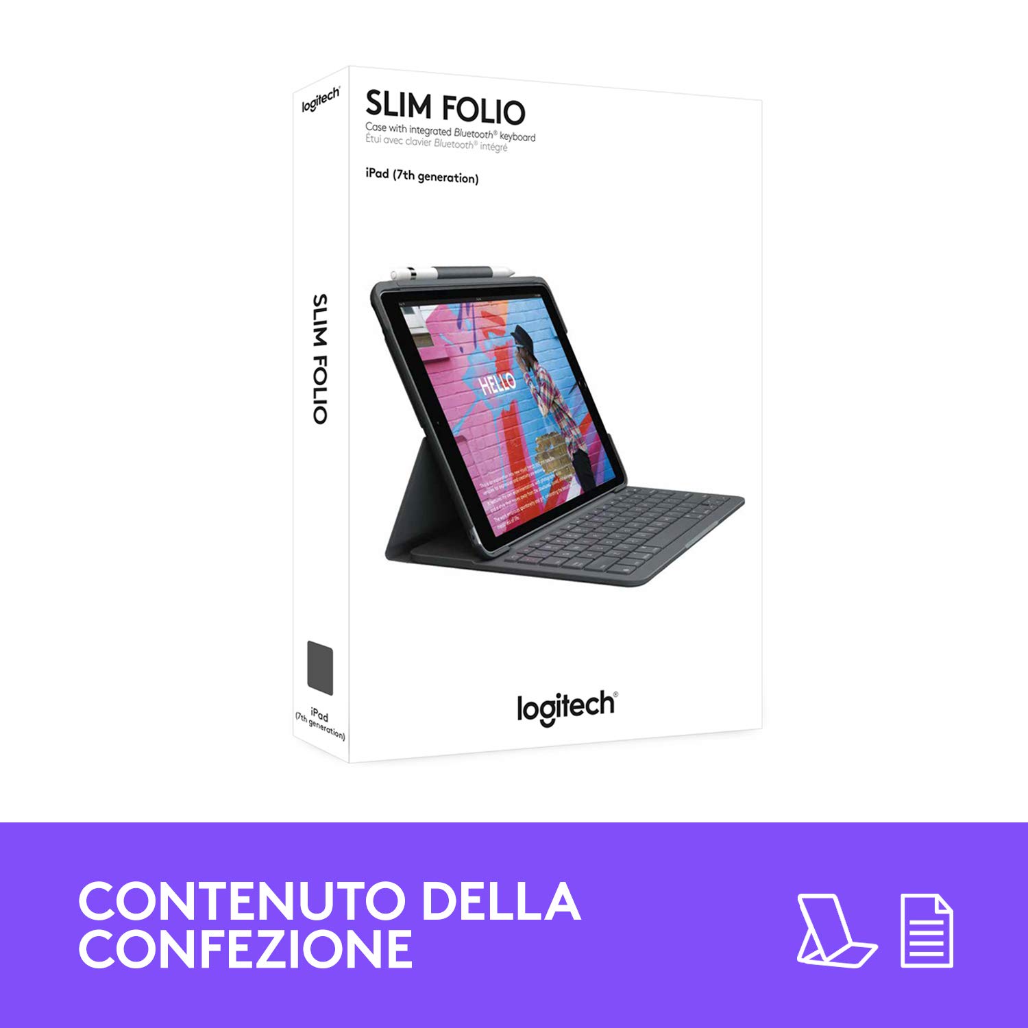 Logitech Slim Folio for iPad - ITA QWERTY