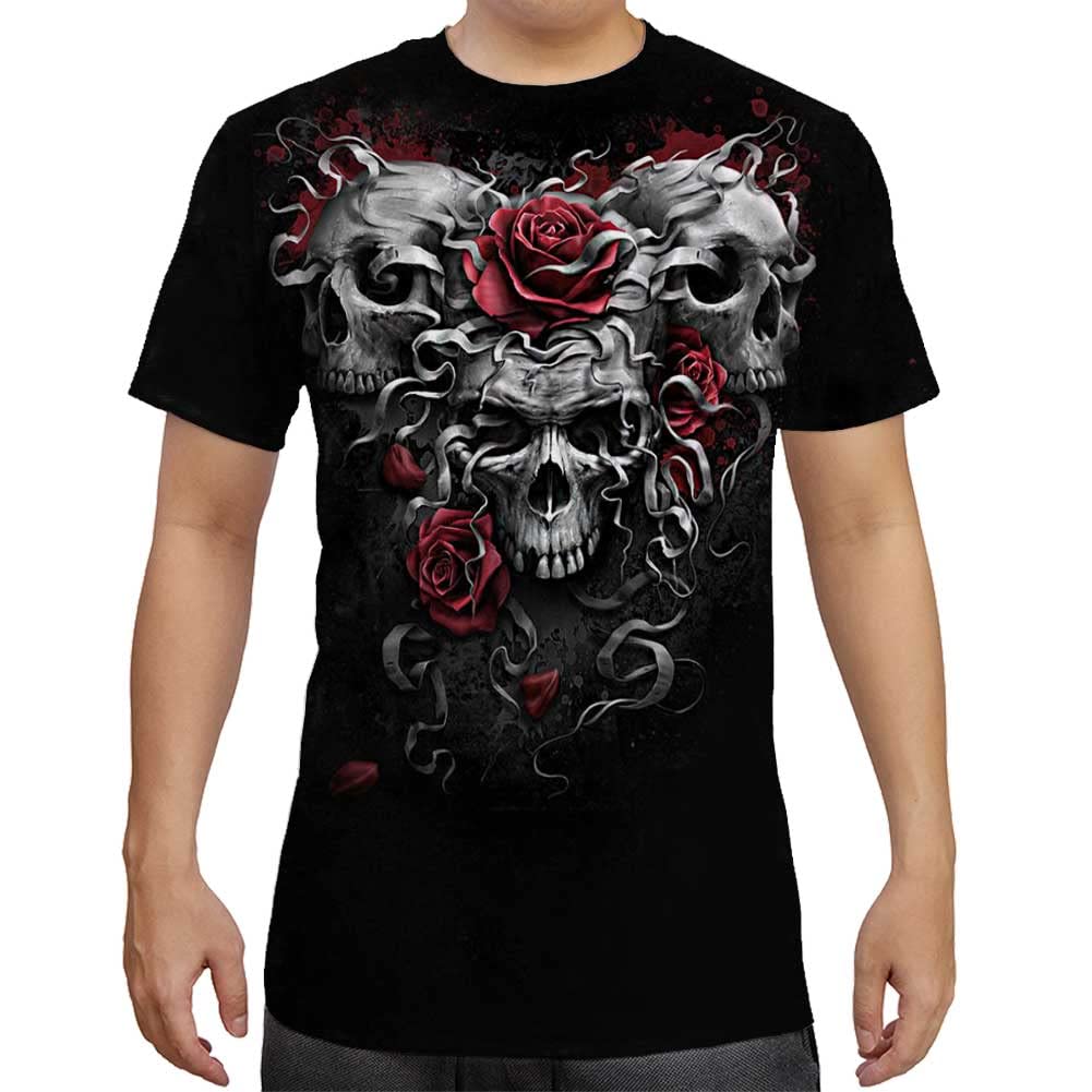 Cndiyike Shirts for Men 3D Print Pattern T-Shirts Top Tees Funny Short Sleeve Tee S-3XL