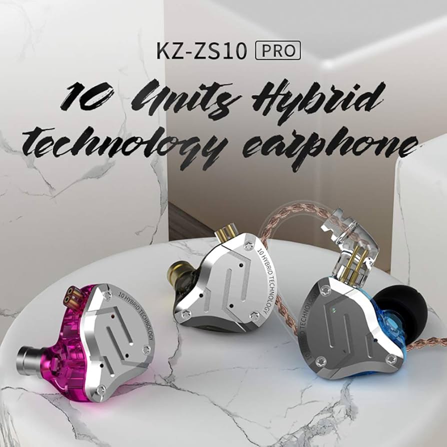 Amazon.co.jp: Yinyoo 中華 イヤホン 有線 イヤモニ KZ ZS10 PRO