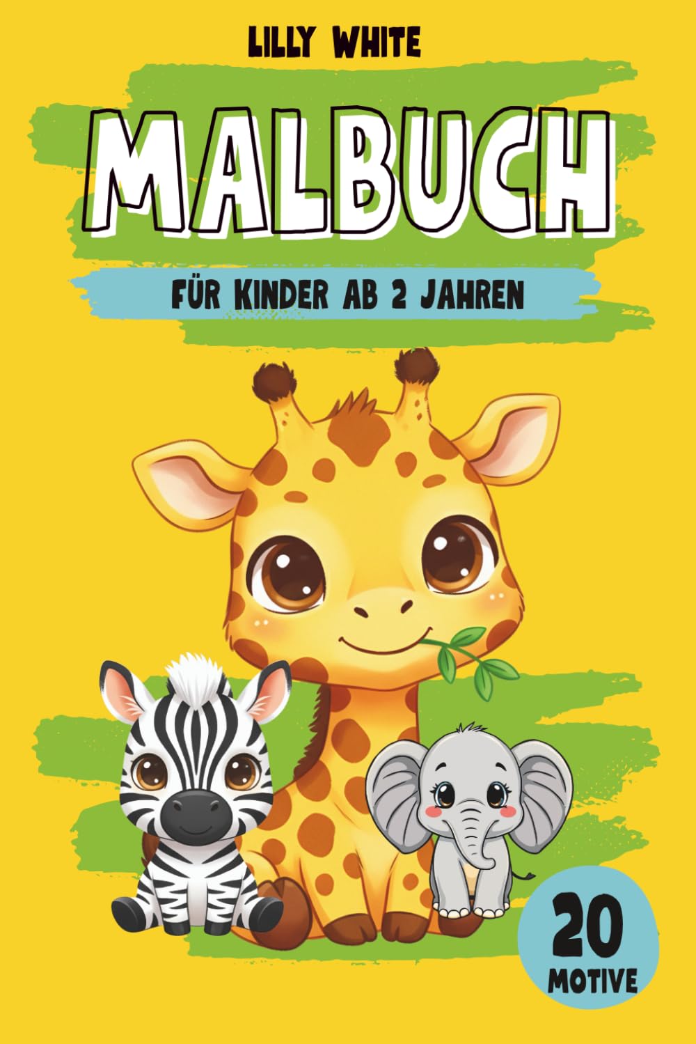 Mein erstes Tier-Malbuch ab 2 Jahren: Große, einfache Tiermotive zum Ausmalen – Fördert Kreativität, Feinmotorik & Konzentration | Perfekt für Kleinkinder und Vorschulkinder