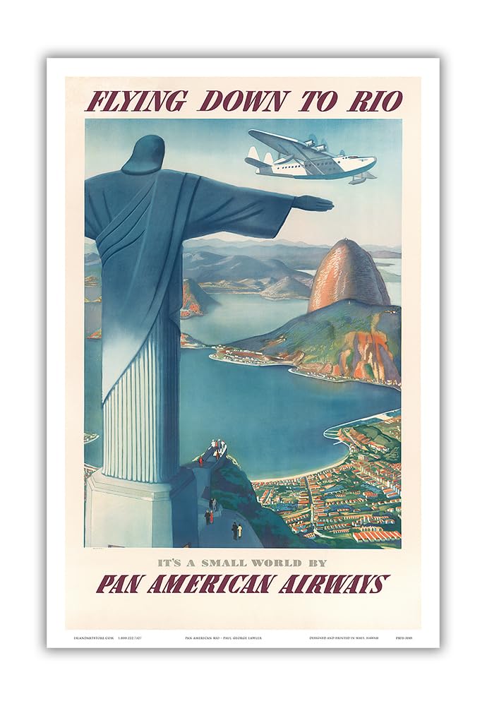 Amazon.com: Flying Down to Rio Brazil - Christ the Redeemer Statue