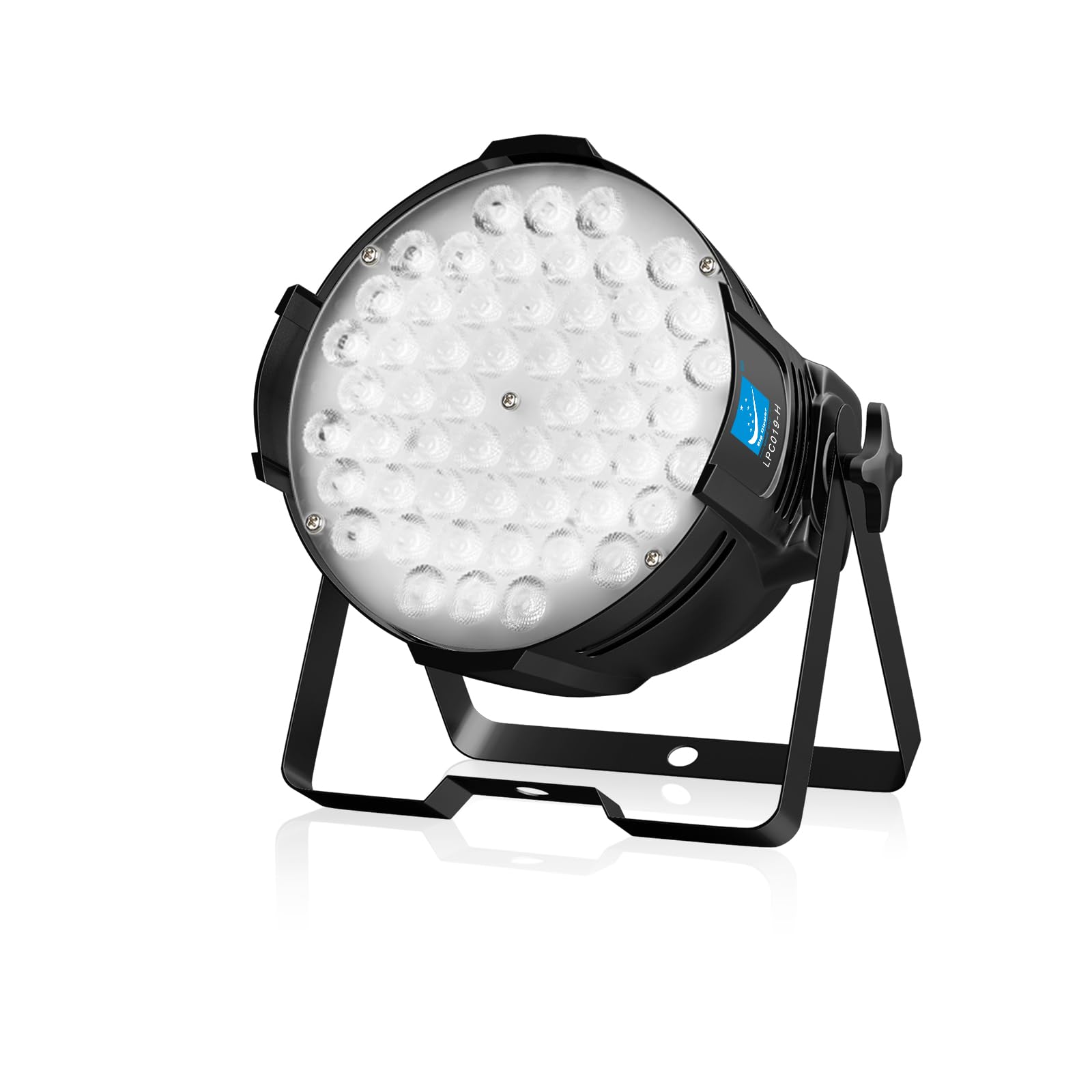 Big Dipper Stage Par Lights, 54 LEDs Upgrade Stage Lights, DMX Controlled Sound Activated Auto Play Uplights for Party (1 Pack)