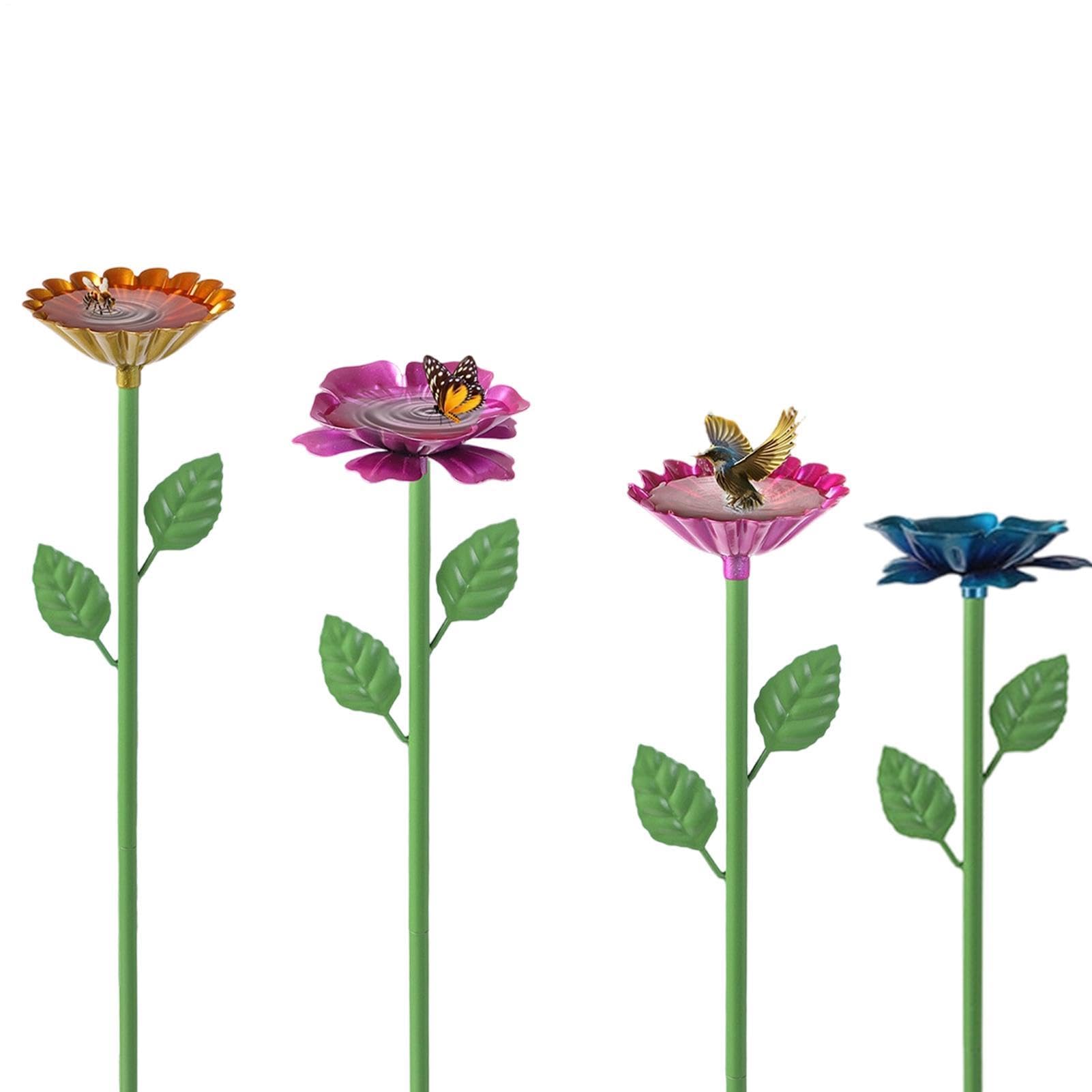 Station d'eau pour abeilles anti-noyade : lot de 4 abreuvoirs de jardin stables