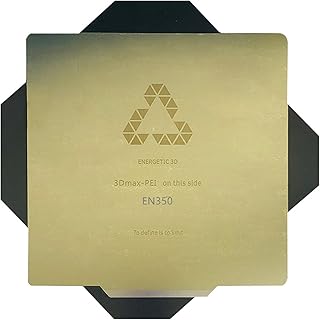 PEI Smooth Surface 310x310/320x310/300x300mm Heated Bed Spring Steel Sheet Pre-Applied PEI+Flex Magnetic Hot Sticker (Color : With base, Size : 310x310 mm)