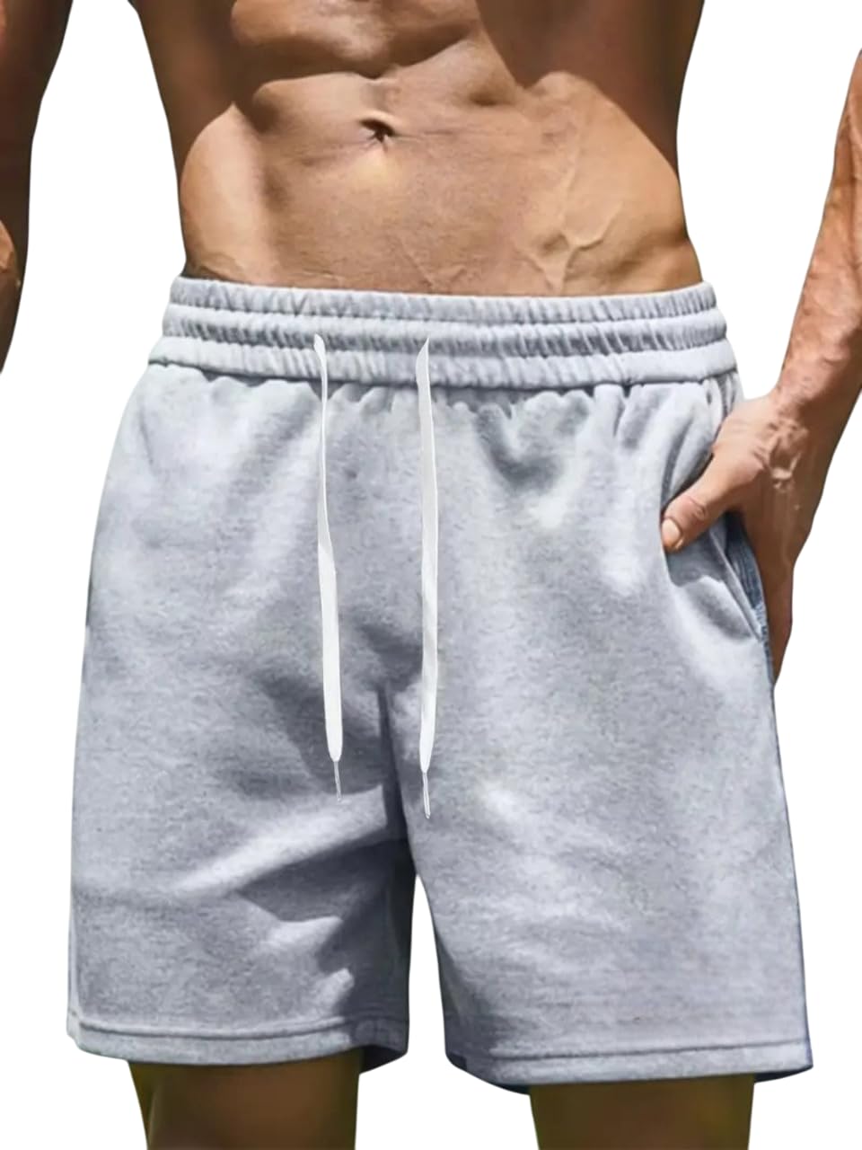 AFT Torpedo Straight Wide fit Long Length Cotton Shorts for Men/Trending Multi Pocket Style, Relaxed Casual Shorts for Men-picture-39