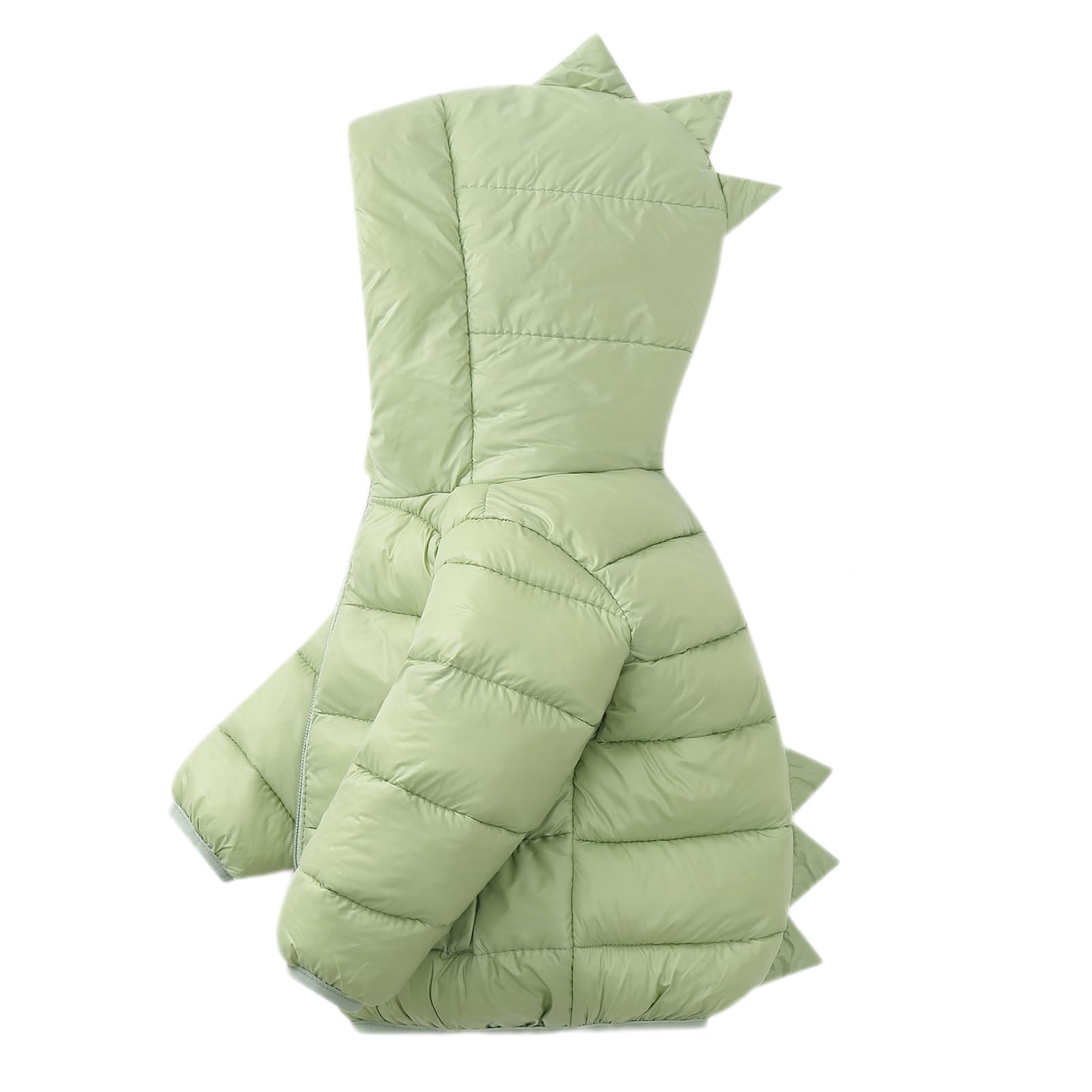 BRONG Bebé Niños Invierno Abrigos Dinosaurio Chaqueta Niñas Capucha Chaquetas Cremallera Acolchado Desgastar Grueso Ropa