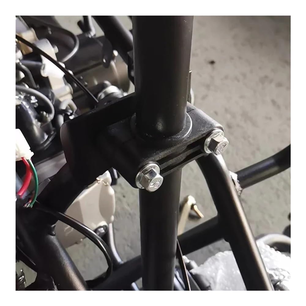 Élévateur guidon 1 paire de rehausseurs colonne direction, adaptateurs et bagues fixation pour quad/buggy 125cc 150cc