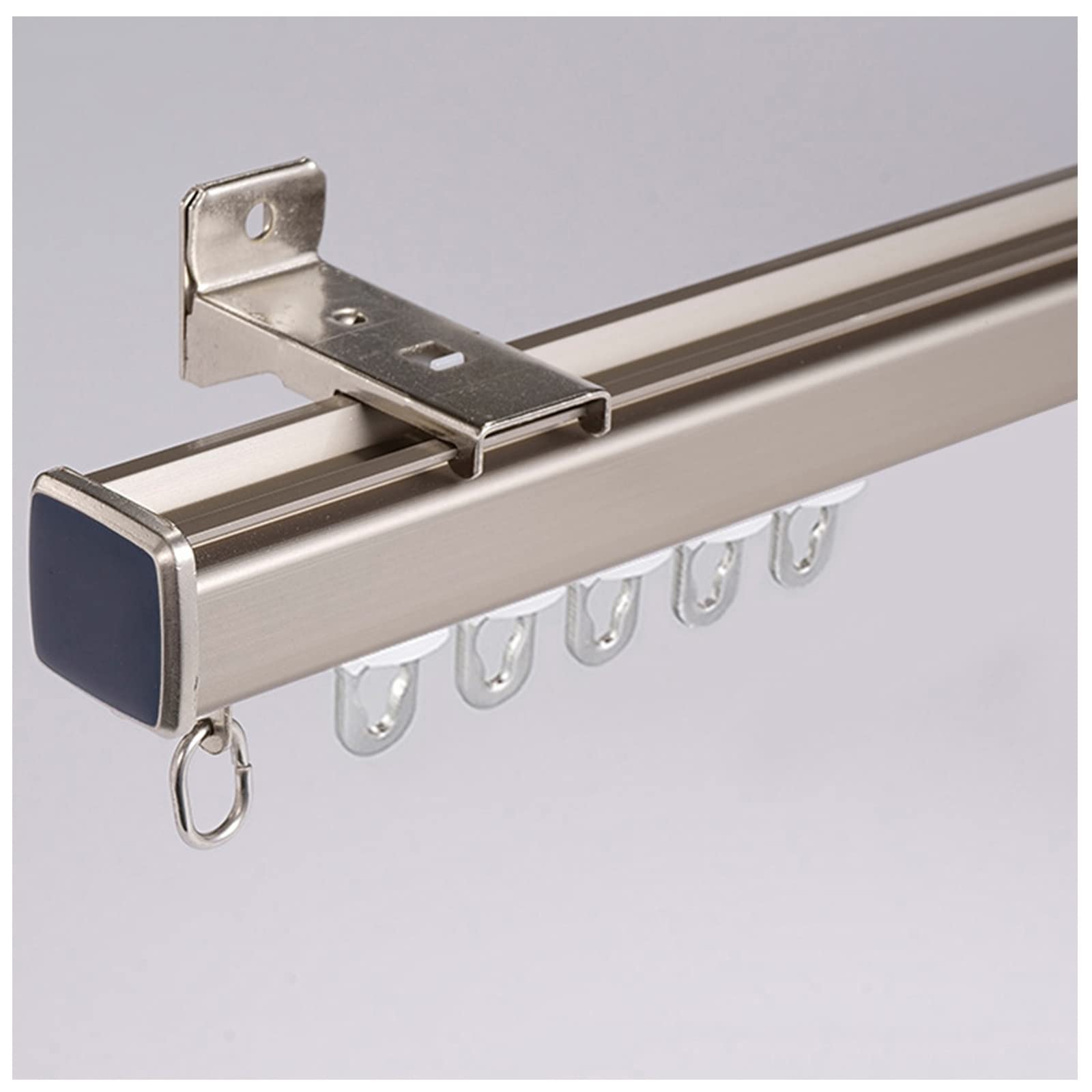 Robustes 100 cm Aluminium-Deckenhalterungsschienen-Set – vielseitige Raumteilerschiene für Zuhause und Büro, Sichtschutzlösungen, Wand-/Deckenmontagestange